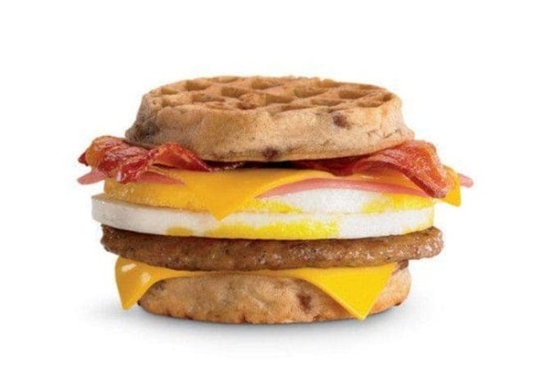 Waffle hamburgesa
